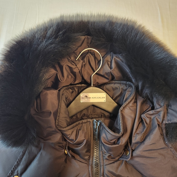 Moose Knuckles Black Bomber Jacket - Picture 2 of 11